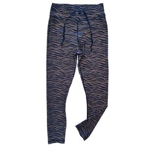 The Upside Leggings Animal Print Drawstring Size US 8 Medium Midi Pant Capri